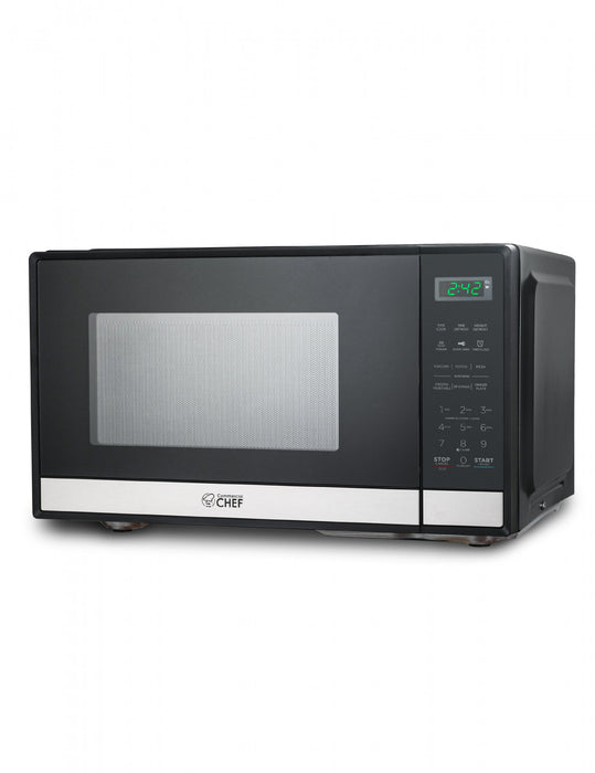 CHM Series Commercial Chef 0.9 Cu. Ft. Countertop Microwave Oven, CHM9MS Countertop Microwave Less 1cuft
