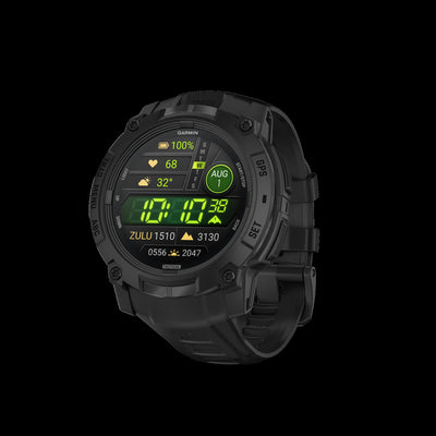 Garmin Instinct 3 AMOLED Tactical Smartwatch – 50 mm Rugged GPS, Multi-Band GNSS, Flashlight, Military-Grade, 24-Day Battery