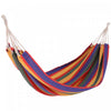 Outsunny 79\"x40\" Outdoor Hammock Bed Swing Chair, Patio Lounge Garden Camping Hiking Travel Hammock Only For Backyard, Garden, Mixed-red