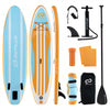 Goplus Large Inflatable Sup Board, Portable Paddle Board With 5d Rings Stand Up Paddle Board For Youth & Adult Orange