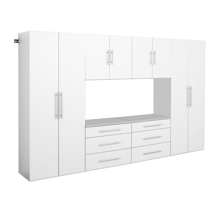 Hangups 120-inch 6-piece Garage Storage Cabinet Set I - White