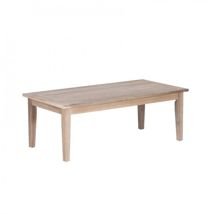 Teagon Outdoor Patio Coffee Table - Natural