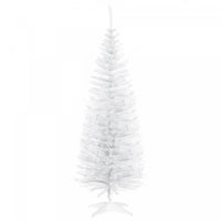 Homcom Pencil Christmas Tree, Slim Xmas Tree With Realistic Branches