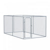 Pawhut 99 Sq. Ft. Dog Playpen Outdoor, Walk-in Dog Run Kennel Puppy Exercise Pen With Galvanized Ste|Pawhut 99 Mq. Ft. Dog Playpen Outdoor, Walk-in Dog Run Chenil Exercice Pour Chiot Avec Cadre En Acie