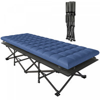 Outsunny Camping Cot with Pad, 32