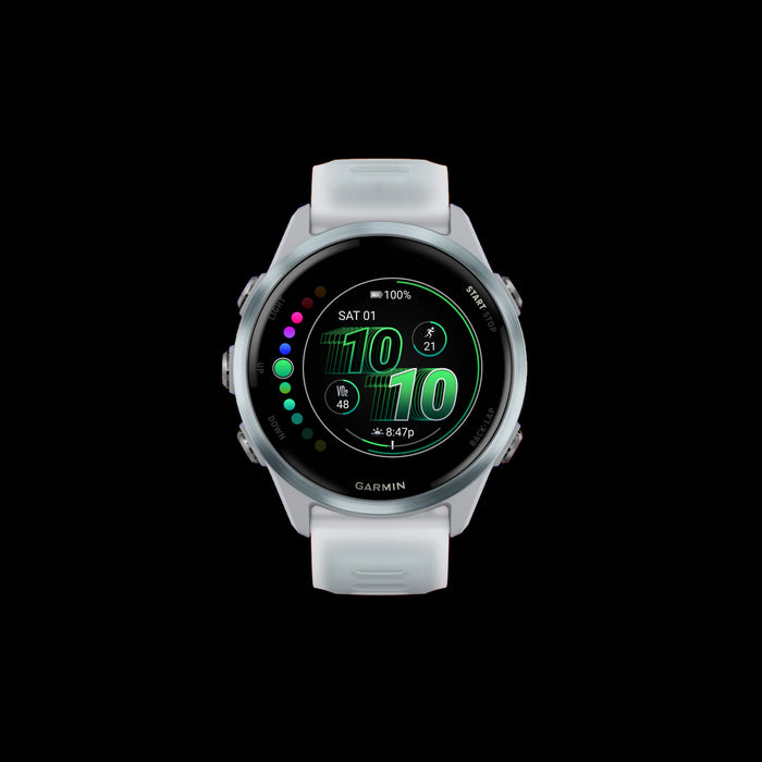 Garmin Forerunner 570 Smartwatch 42mm, Amoled, Cloud Blue Aluminum, Whitestone/blue, Gps Running Tracker, Fitness, 10-day Battery