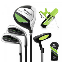 Ultimate Kids Golf Practice Set Junior Complete Golf Club Set For Kids Age 5-7 Years Old Green