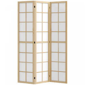 Homcom 3 Panel Room Divider, Folding Privacy Screen