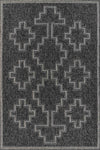 Esina Transitional 5'3\" x 7'0\" Area Rug in Black Indoor Area Rug