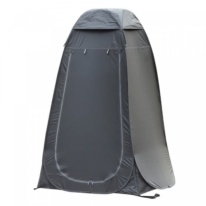 Outsunny Pop Up Shower Tent, Outdoor Privacy Changing Dressing Room, Black