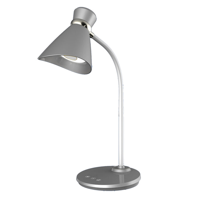 Dainolite LED Table Lamp 6w Silver Finish