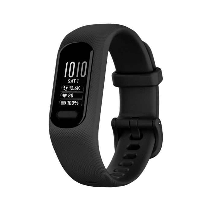 Garmin Vivosmart® 5 Gps Smartwatch - Fitness Tracker With Black Case And Black Silicone Band