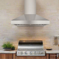 Victory 42-Inch 1200 CFM Wall Mount Range Hood for Outdoor BBQ 