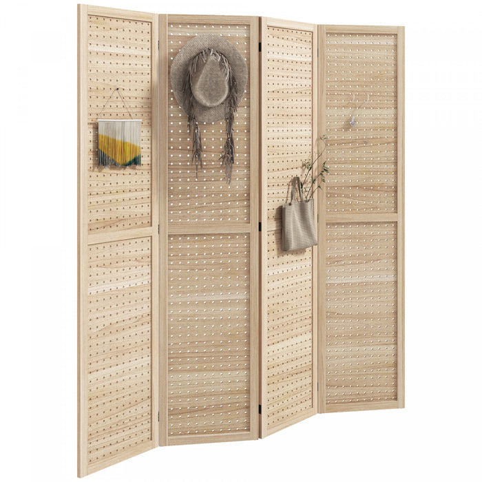 Homcom Wood Privacy Screens, Room Divider And Privacy Screens