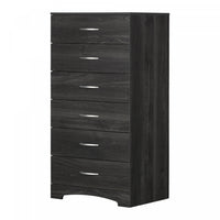 Step One 6-drawer Chest - Gray Oak 