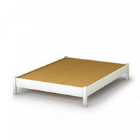 Step One Platform Bed - Pure White 