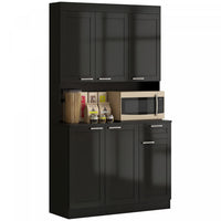 HOMCOM Kitchen Pantry Storage Cabinet with Adjustable Shelf and Drawer
