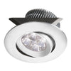 Dainolite Smpled 8 Pot Light White Dimmable Adjustable Tilt Angle Lamp