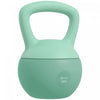 Soozier 18 lb Soft Kettlebell, Sand Filled Weight with Grip Handle, Solid Kettlebell Weight for Full Body Workout and Strength Training, Home Gym Equipment, Green