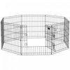 Pawhut Dog Playpen Puppy Play Pen, Pet Exercise Fences For Outside Indoor, Foldable Dog Kennel, 24\"h (upgraded)