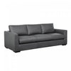 Cleo Contemporary 96" Upholstered Sofa in Pewter | Canape contemporain Cleo 96" en tissu, coloris etain