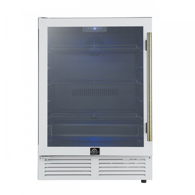 Forno Frescolino 24" Beverage Cooler,White, 188 Can Capacity, -FWCDR6665-24WHT | Refroidisseur a boissons Frescolino de 24" en Blanc, capacite de 188 canettes- FWCDR6665-24WHT