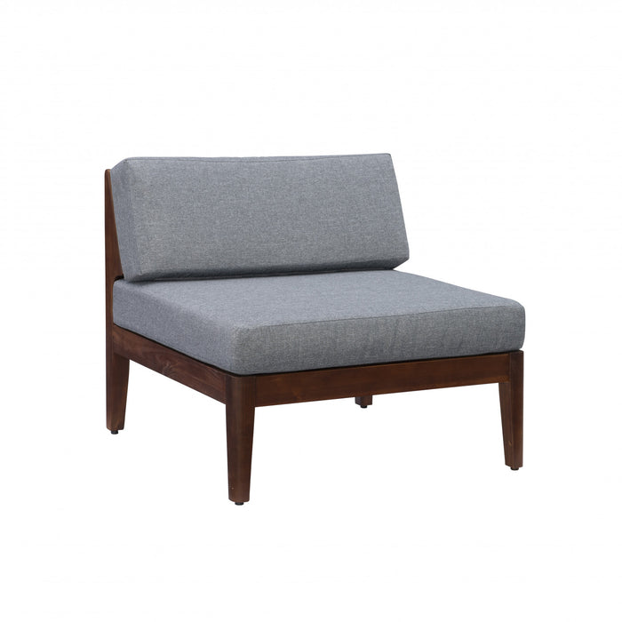 Summerlyn Fabric Indoor/Outdoor Patio Chair - Walnut