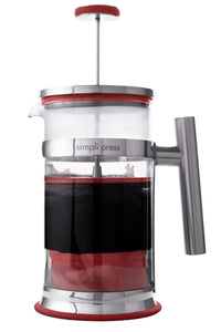 Simpli Press Eco-Concious Premium Coffee Press - SIM-340-RED