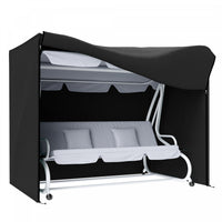 Outsunny 3 Seater Garden Swing Cover, Waterproof 420D Swing Bench Cover