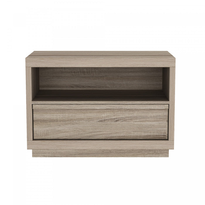 Navis Contemporary 32\" Nightstand in Natural Oak (1-Drawer)