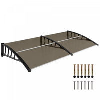 Outsunny Window Awning Door Canopy, Front Door Outdoor Patio Cover