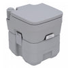 Outsunny Portable Toilet For Adults, Flushable Travel Toilet With Lid, Grey
