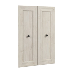 Bestar Versatile 2-Door Set for 25 W Closet Organizer - Linen White Oak