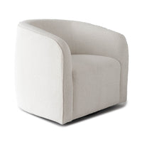 Sedona Swivel Accent Chair - White