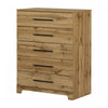 Barcelo 5-Drawer Chest Nordik Oak - South Shore