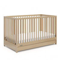 Graco Teddi 5-in-1 Convertible Crib with Drawer - Driftwood