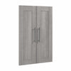 Bestar Pur 2-Door Set for 25 W Closet Organizer - Platinum Grey