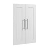 Bestar Pur 2-Door Set for 25 W Closet Organizer - White