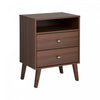 Milo 2-Drawer Tall Nightstand - Cherry