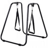 Soozier Fitness Dip Station Dip Bar Push Up Workout Stand With Straps Home Gym Black