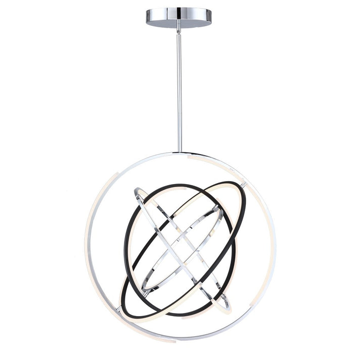 Trilogy Collection 32\" Integrated LED Pendant - Polished Nickel