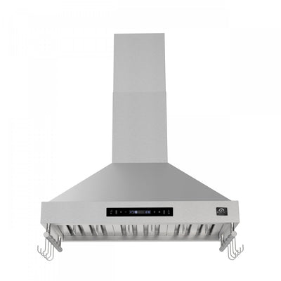 Forno Venezia 36 Inch Wall-Mounted Range Hood, Stainless Steel-FRHWM5503-36 | Hotte de cuisiniere murale Venezia de 36 po en acier inoxydabl- FRHWM5503-36