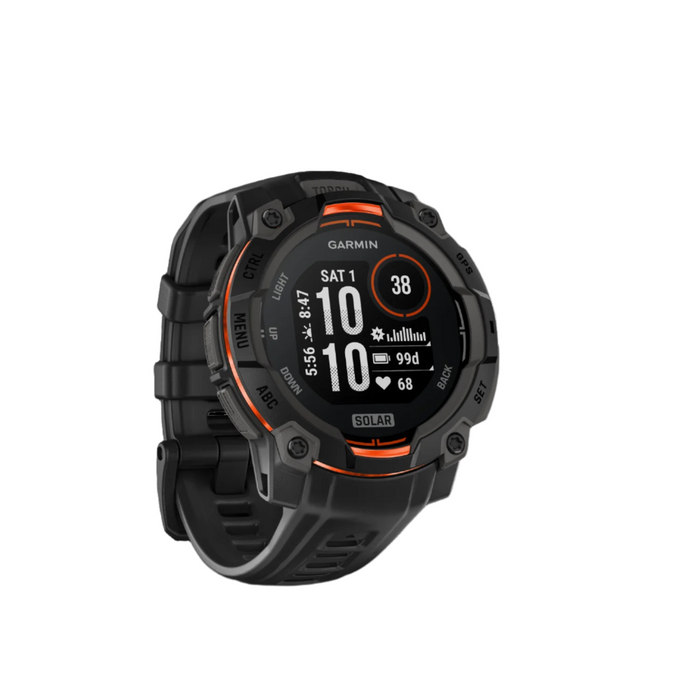 Garmin Instinct 3 Gps Smartwatch 45 Mm - Rugged Military Spec 810, Solar, Compass, Barometric Altimeter 