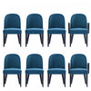 Hillman Modern 8-Piece Dining Chair Set in Blue