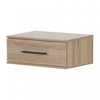 Primo Floating Nightstand With 1 Drawer - Rustic Oak 