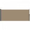 Outsunny 13' X 6' Retractable Side Awning, Garden Privacy Screen, Khaki