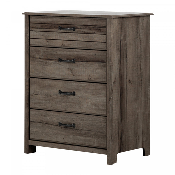 Ulysses 4-Drawer Chest Dresser Fall Oak - South Shore