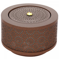 Outsunny Outdoor Water Fountain With Led Lights Garden Waterfall Fountain