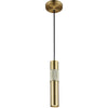 Dainolite Passwell 1 Light Pendant Aged Brass Lamp