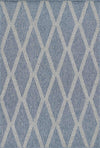 Cypress Transitional 6'6\" x 9'0\" Area Rug in Blue Indoor Area Rug